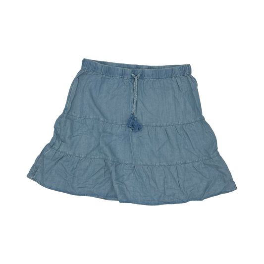 Skirt Mini & Short By J. Jill In Blue Denim, Size:M