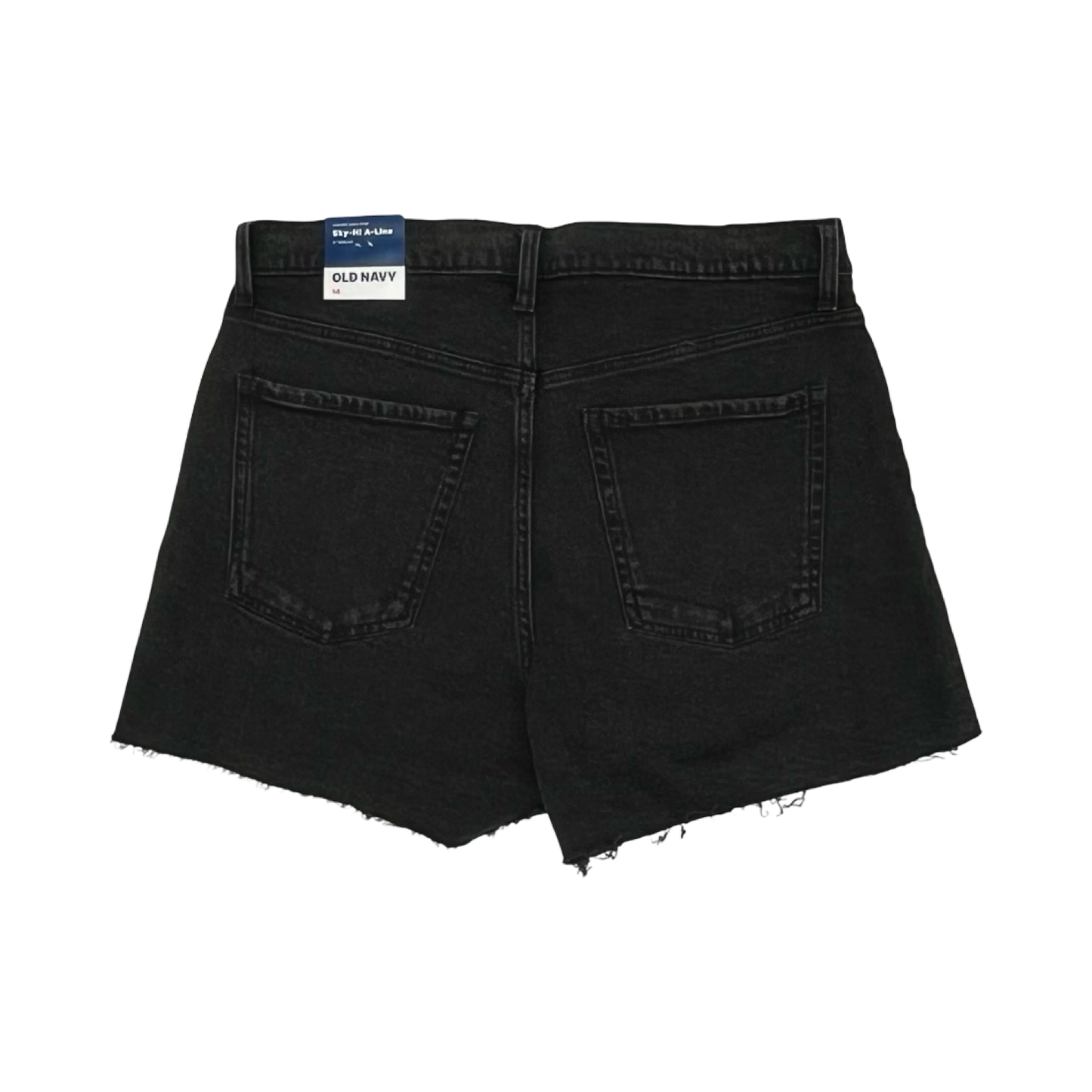 Shorts By Old Navy In Black Denim, Size:14