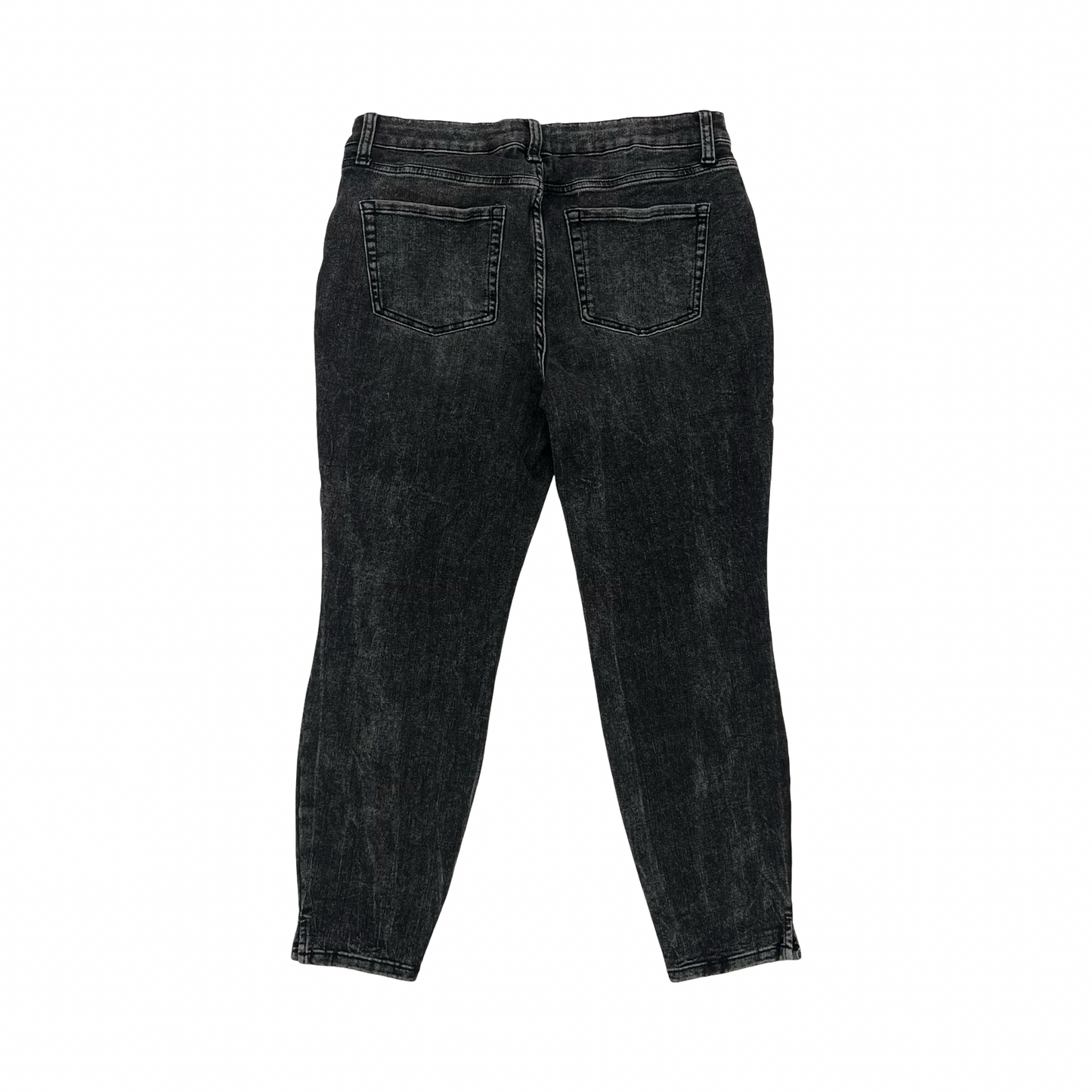 Jeans Skinny By Maurices In Black Denim, Size:L