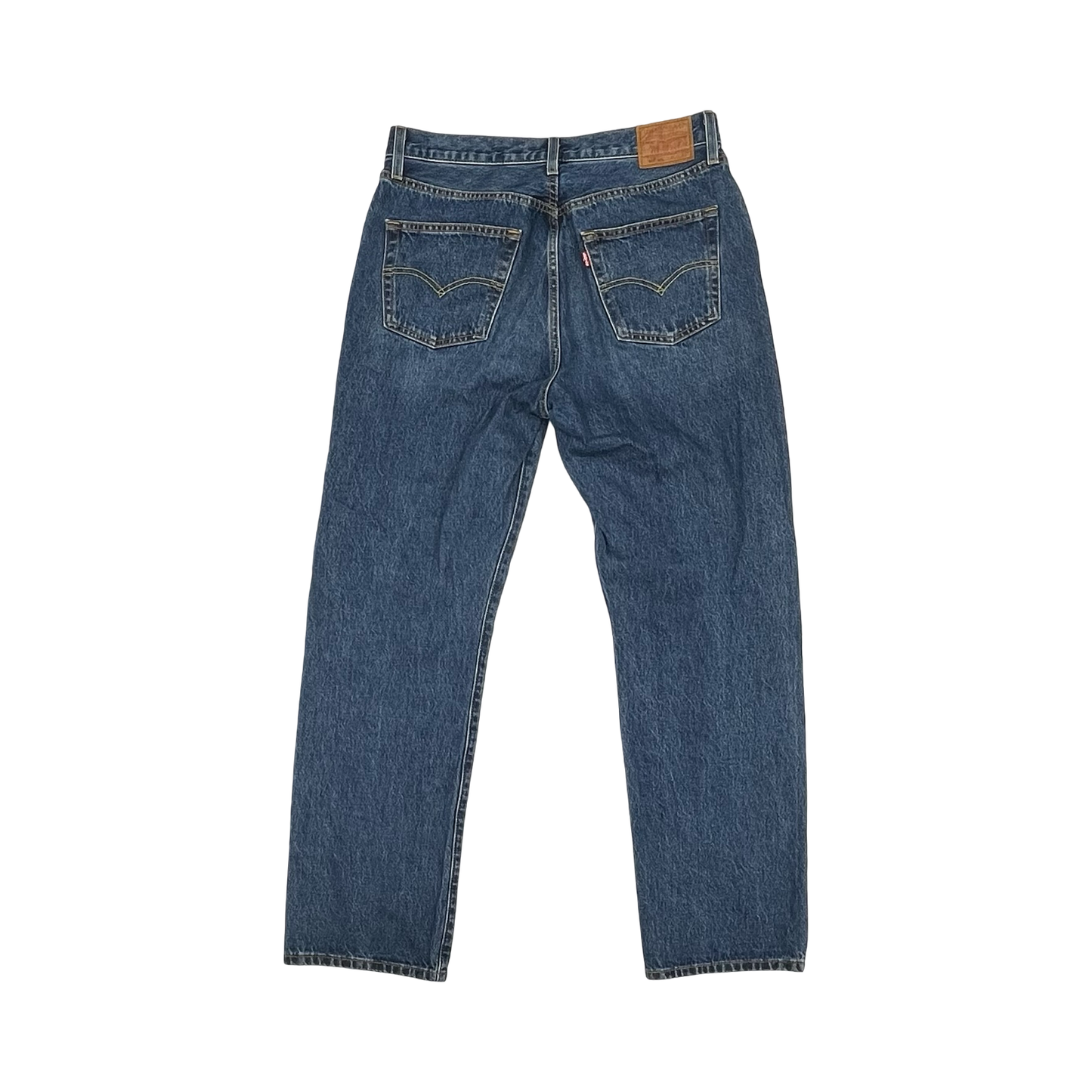 Jeans Wide Leg By Levis In Blue Denim, Size:12