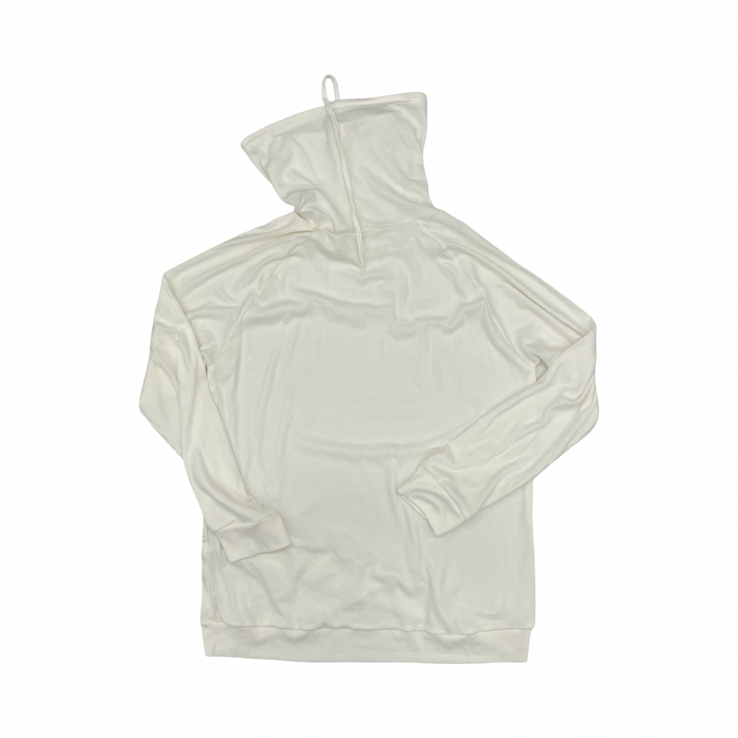 Sweatshirt Collar By Clothes Mentor In Cream, Size:L