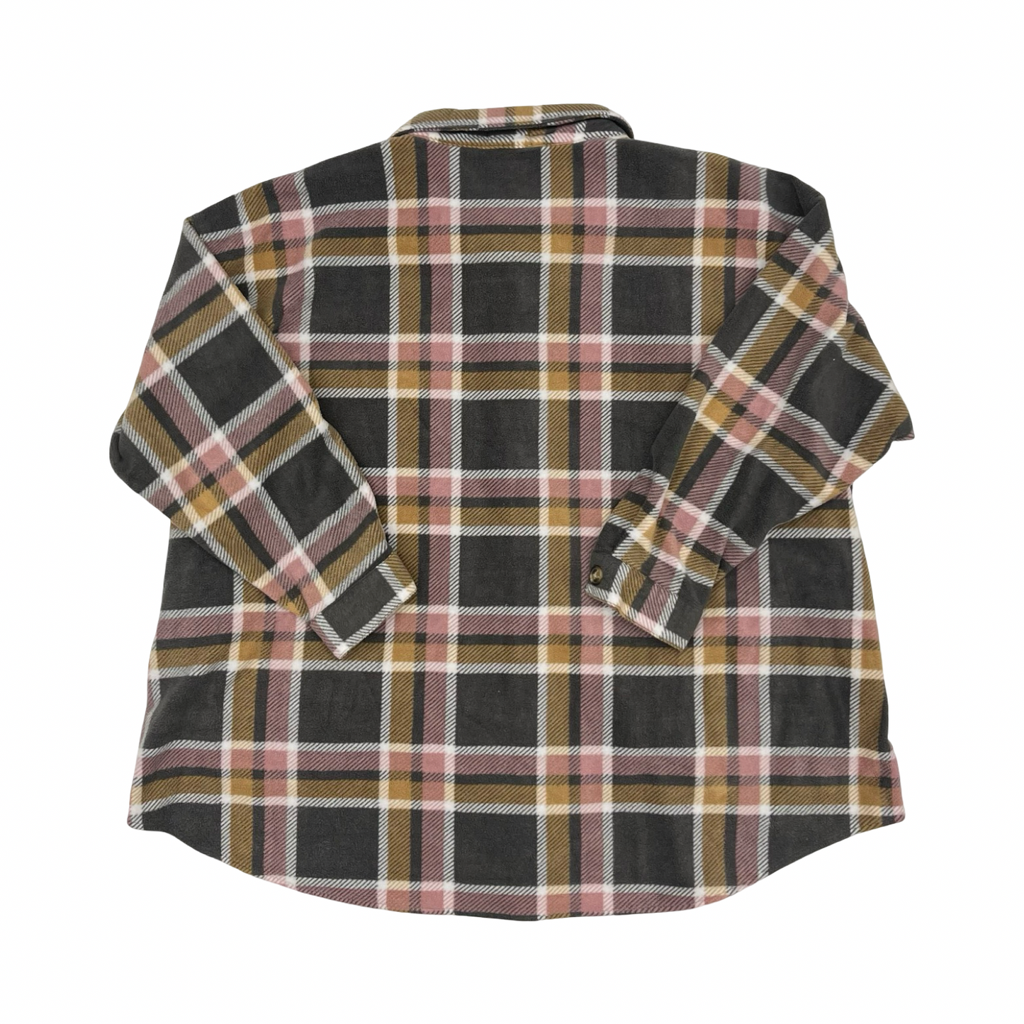 Jacket Shirt By Maurices In Grey, Size:4X