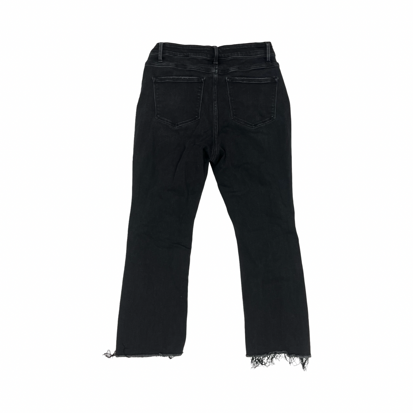 Jeans Straight By Vervet In Black, Size:14