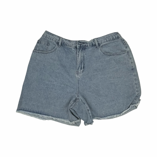 Shorts By Shein In Blue Denim, Size:2X