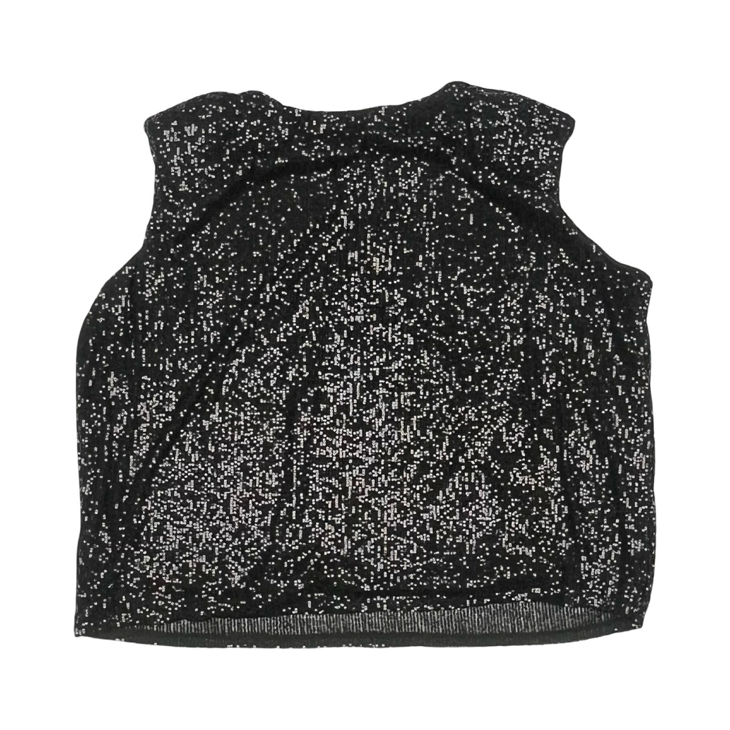 Blouse Ss By Eloquii In Black, Size:4X