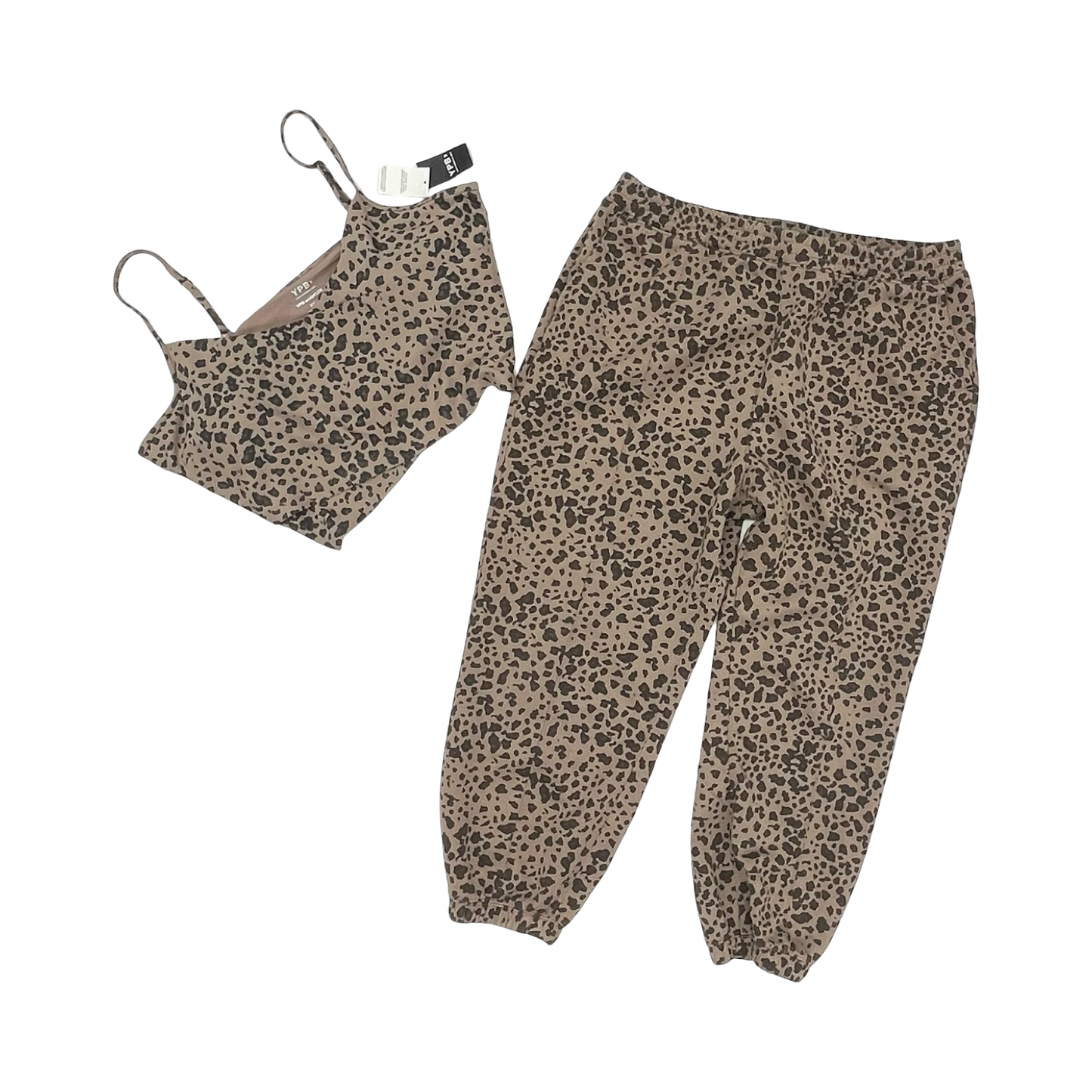 Athletic Pants 2Pc By Ypb In Animal Print, Size:Xl