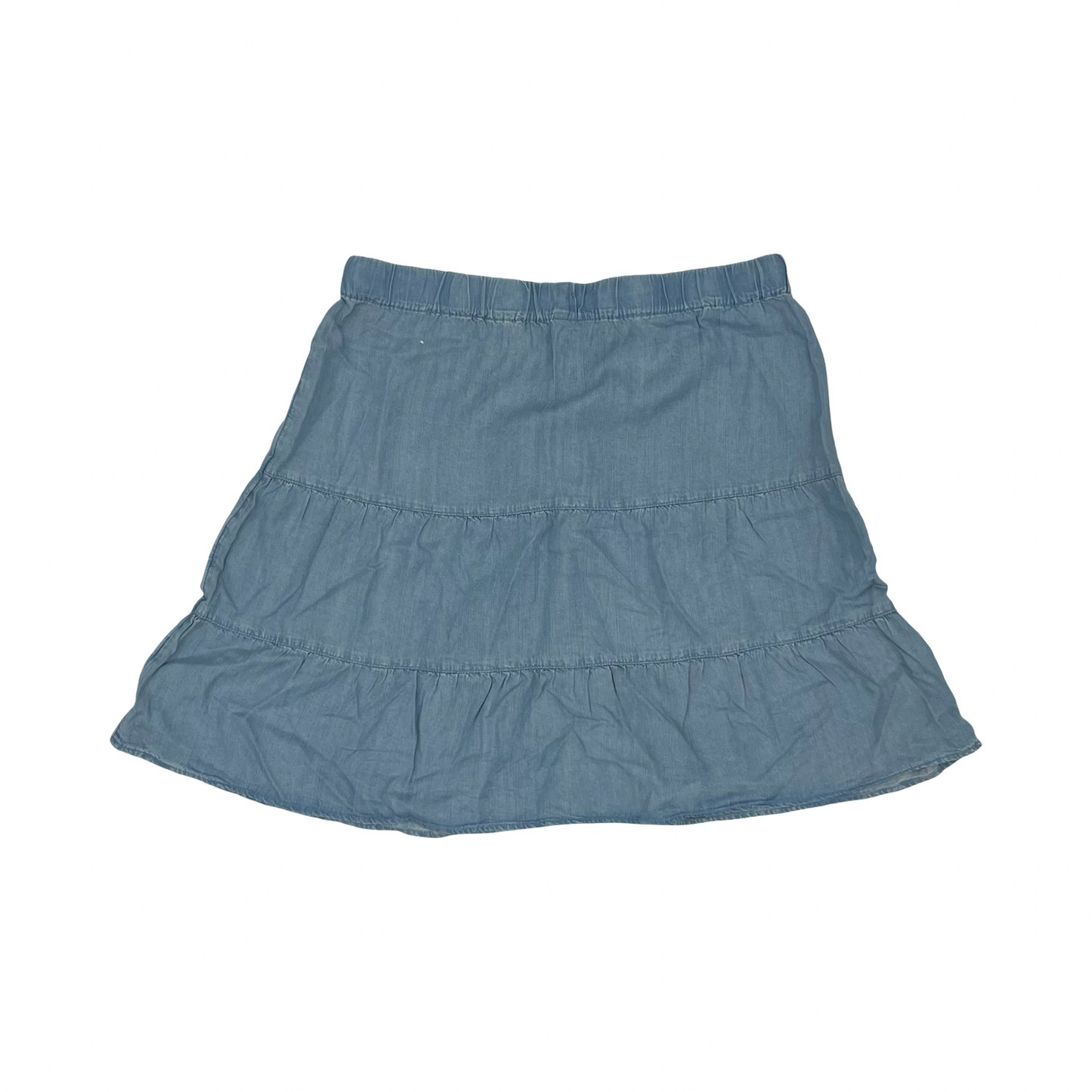 Skirt Mini & Short By J. Jill In Blue Denim, Size:M