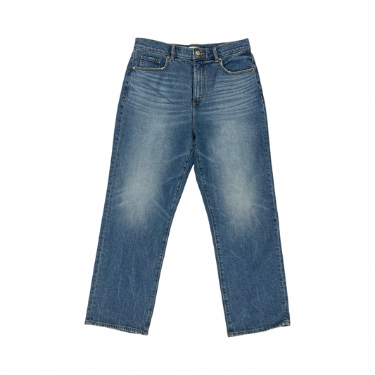 Jeans Straight By Loft In Blue Denim, Size:8