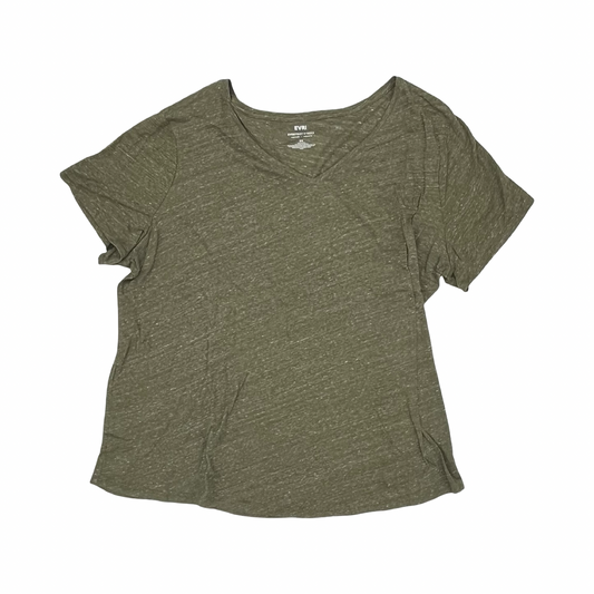 Top Ss Basic By Evri In Green, Size:3X