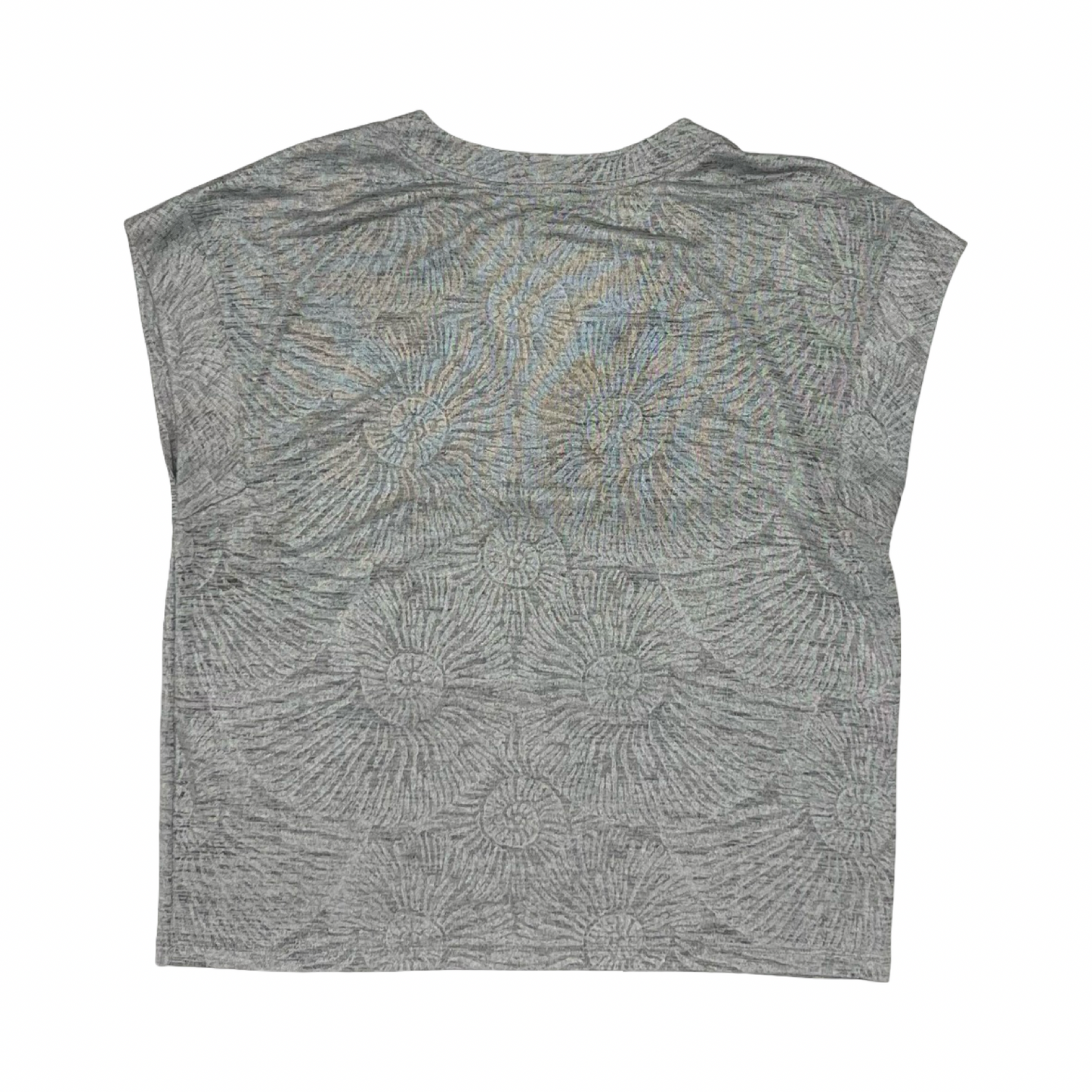Blouse Ss By White House Black Market In Silver, Size:L