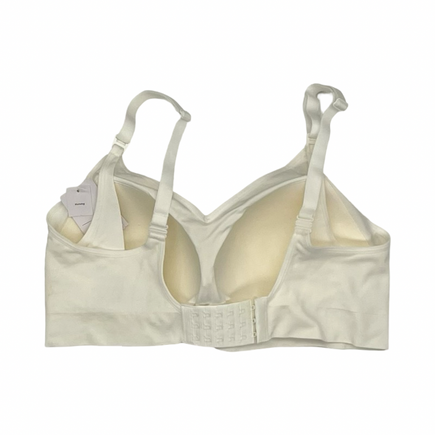 Athletic Bra By Auden In Cream, Size:L
