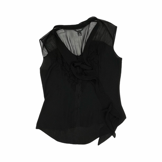 Blouse Sleeveless By White House Black Market In Black, Size:M
