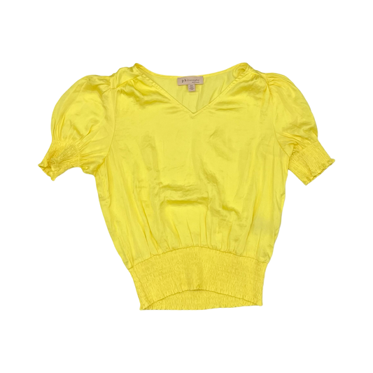 Blouse Ss By Philosophy In Yellow, Size:M