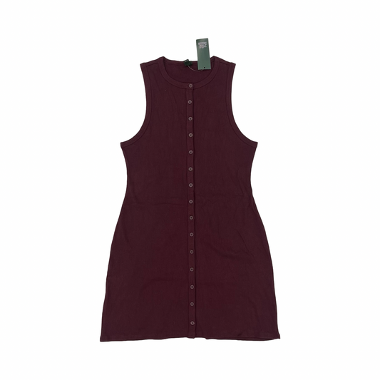 Dress Casual Short By Wild Fable In Maroon, Size:L