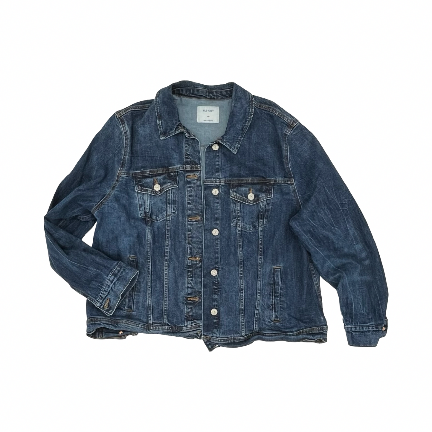 Jacket Denim By Old Navy In Blue Denim, Size:Xxl