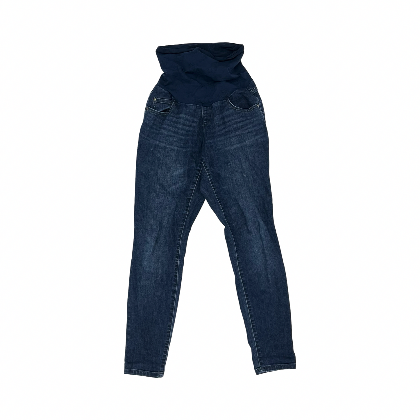 Mat Jeans By Jessica Simpson Maternity In Blue Denim, Size:M