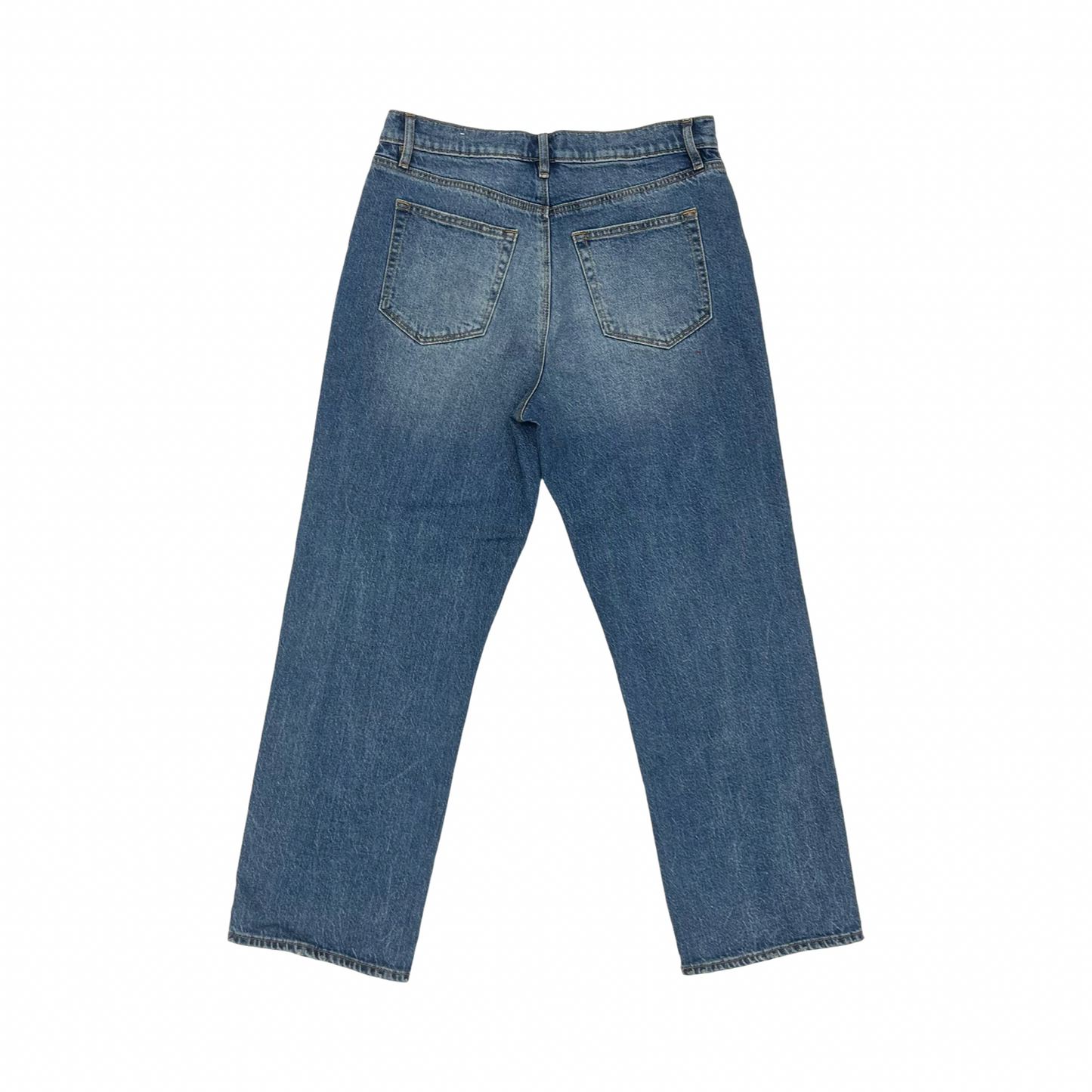 Jeans Straight By Loft In Blue Denim, Size:8