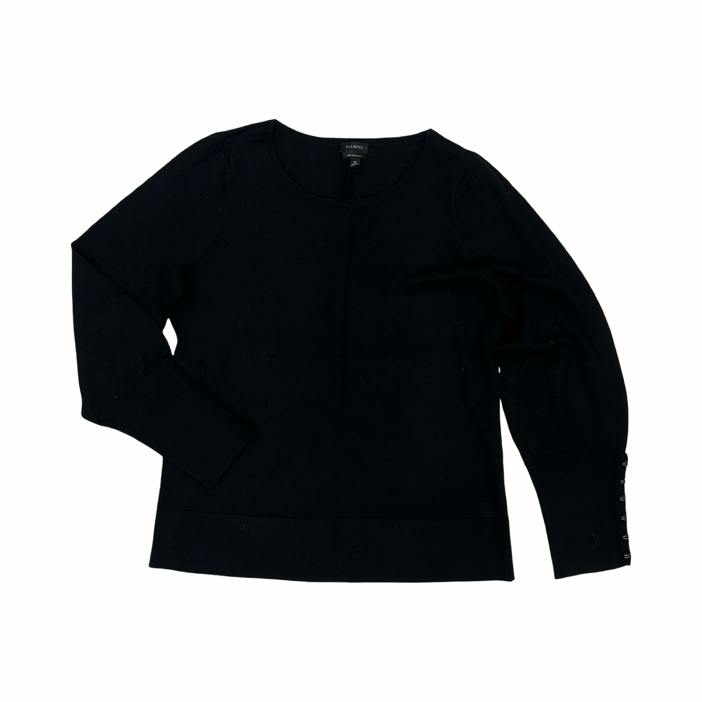Sweater By Talbots In Black, Size:M