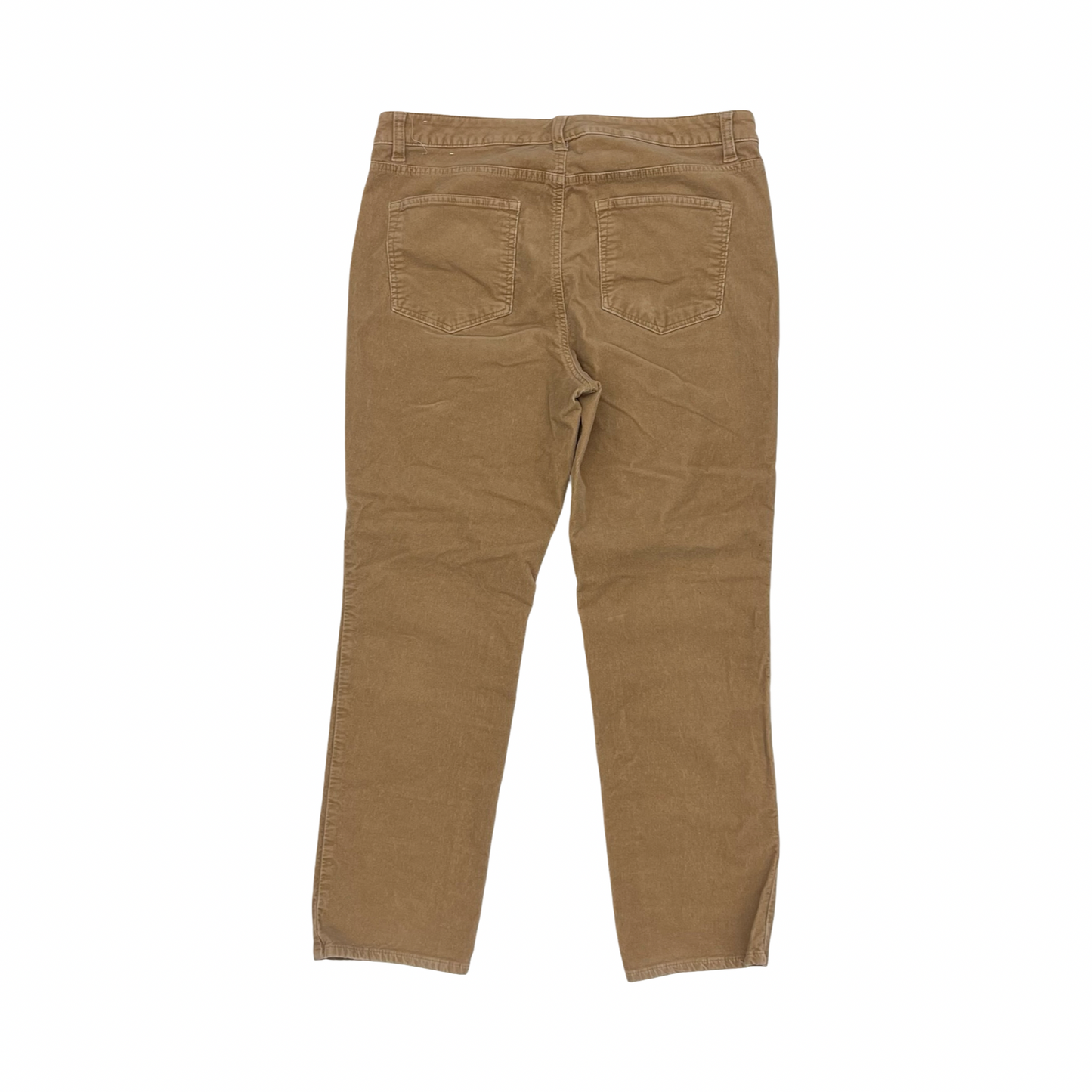 Pants Corduroy By Talbots In Brown, Size:12P