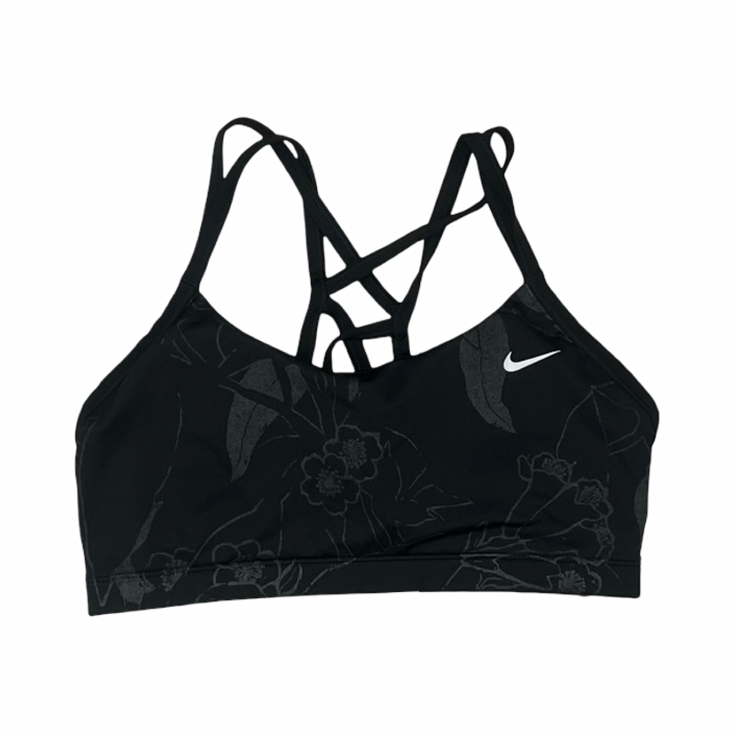 Athletic Bra By Nike In Black, Size:L