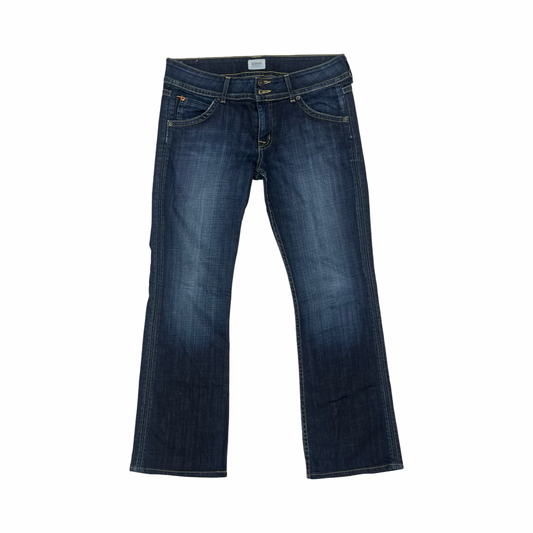 Jeans Boot Cut By Hudson In Blue Denim, Size:10