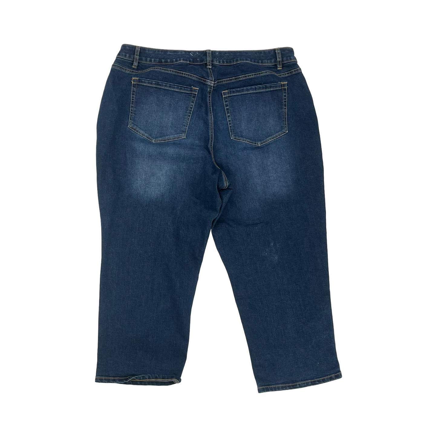 Jeans Straight By Lane Bryant In Blue Denim, Size:16