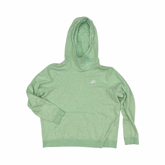 Athletic Sweatshirt Hoodie By Nike In Green, Size:Xl