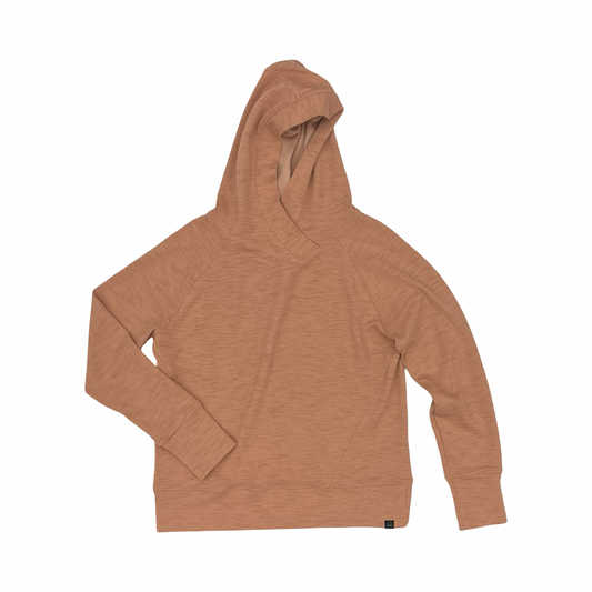 Athletic Top Ls Hoodie By Prana In Orange, Size:S