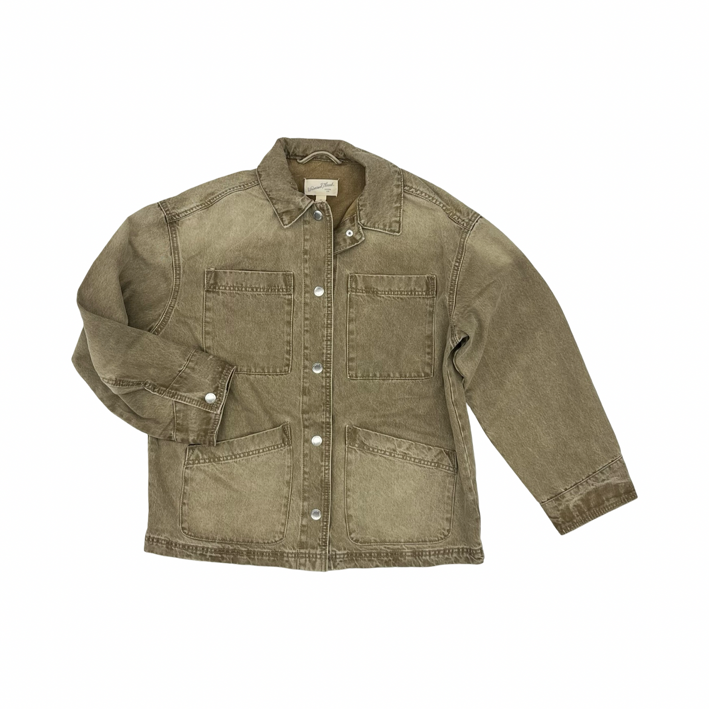 Jacket Other By Universal Thread In Tan Denim, Size:Xs