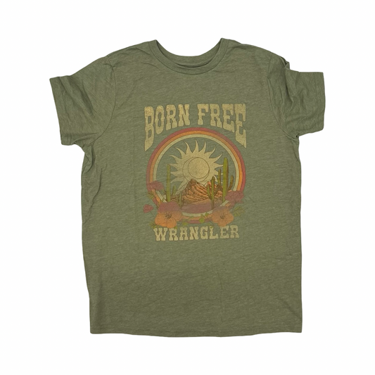 Top Ss By Wrangler In Green, Size:M