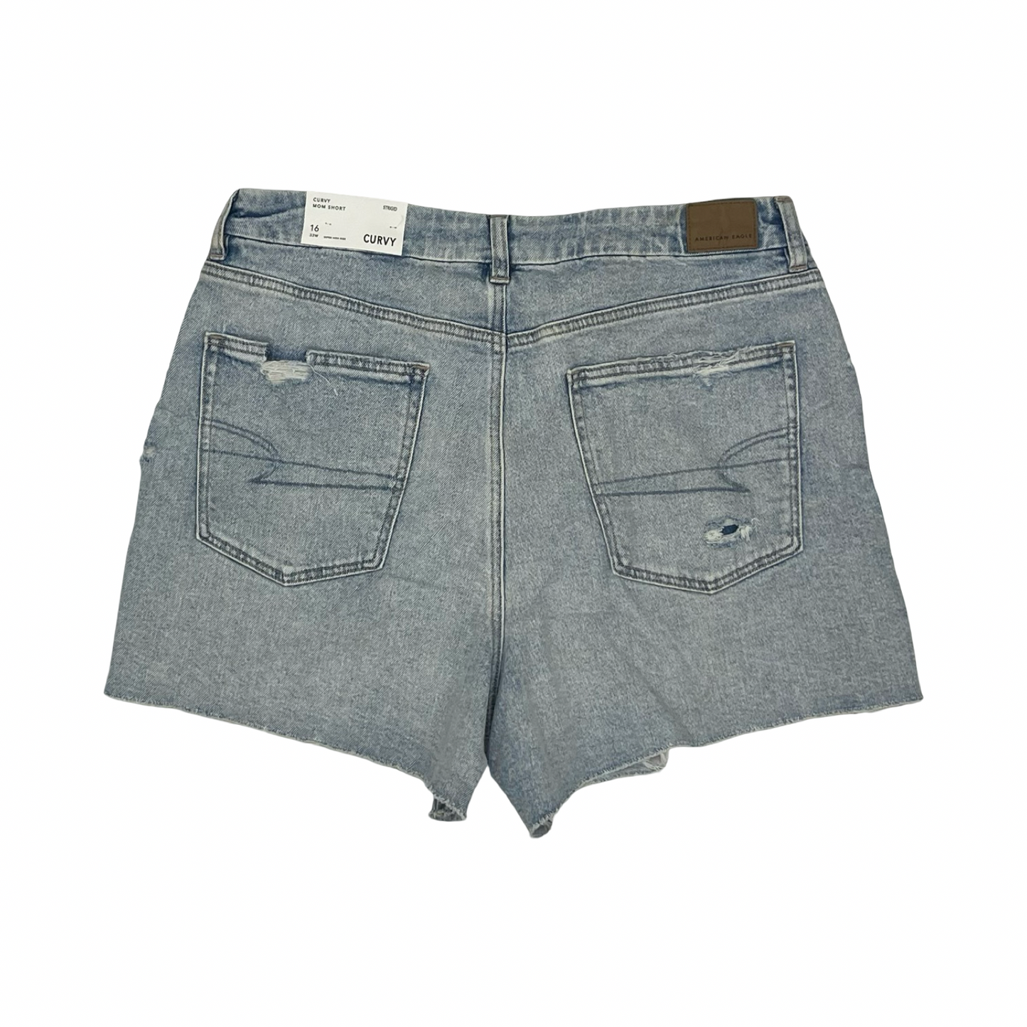 Shorts By American Eagle In Blue Denim, Size:16