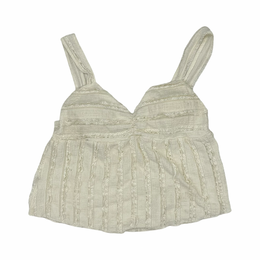 Top Sleeveless By Derek Heart In Cream, Size:Xl