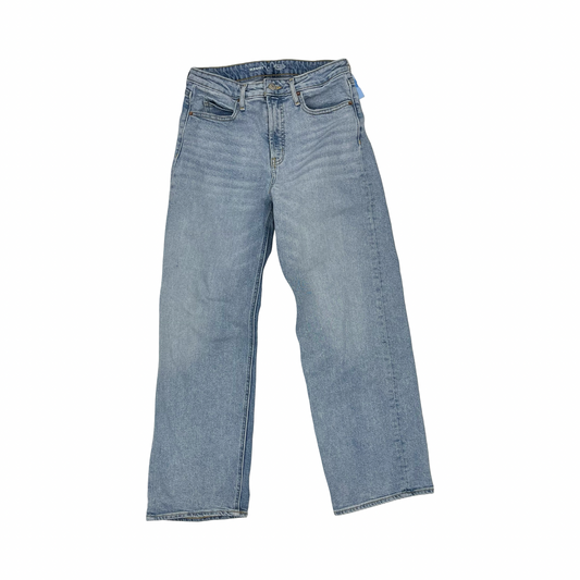 Jeans Wide Leg By Old Navy In Blue Denim, Size:6