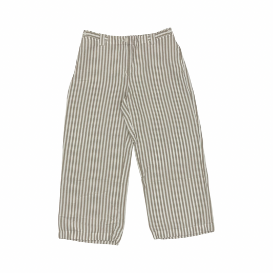 Pants Cropped By J. Jill In Tan & White, Size:8