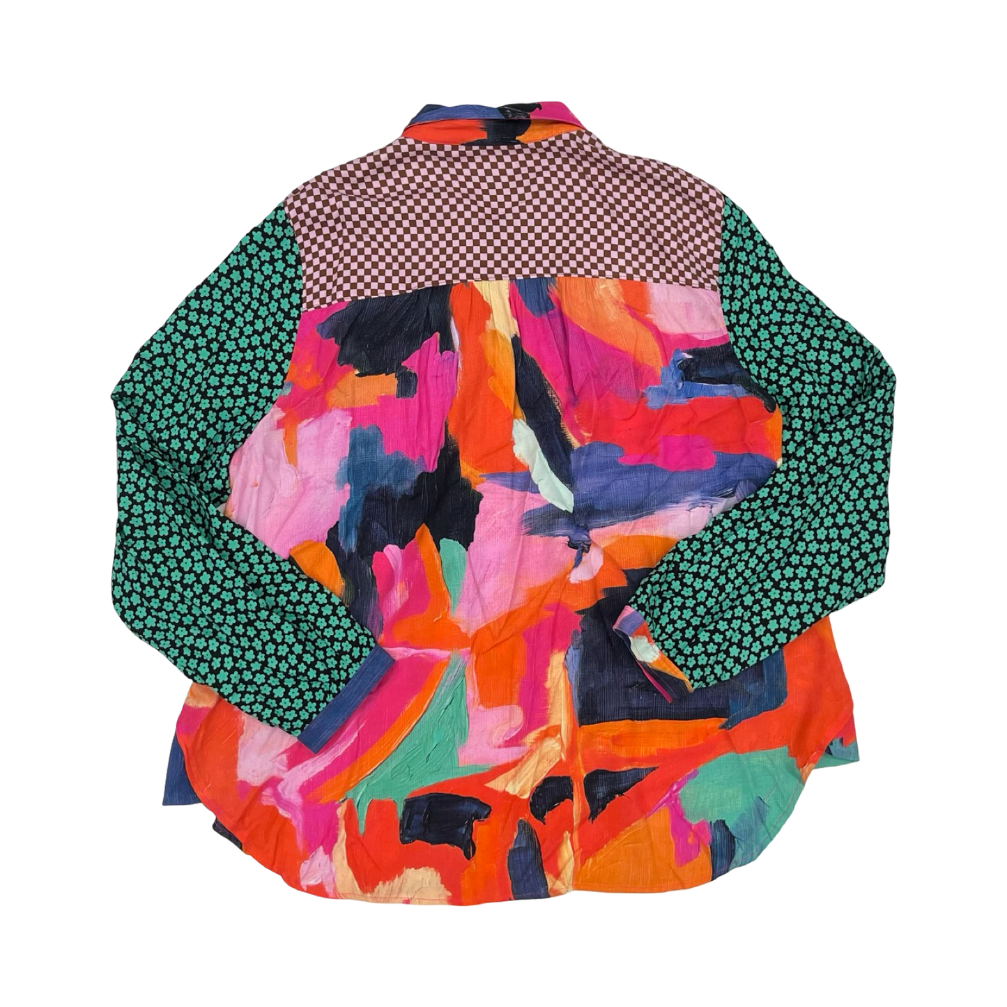 Blouse Ls By Maeve In Multi, Size:Xl