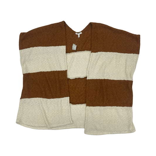Sweater Cardigan By Maurices In Brown & Tan, Size:L