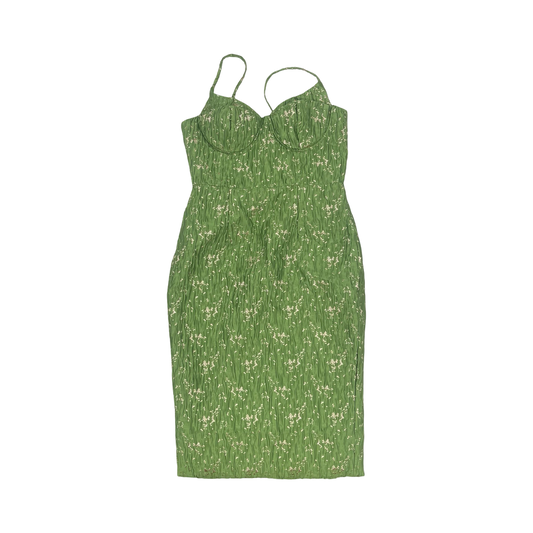 Dress Party Long By Fashion Nova In Green, Size:Xl