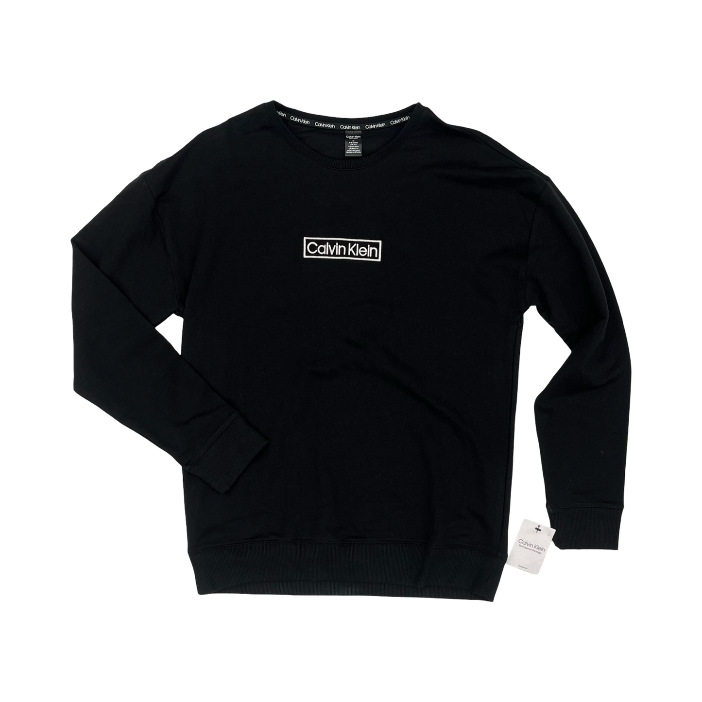 Top Ls By Calvin Klein In Black, Size:M