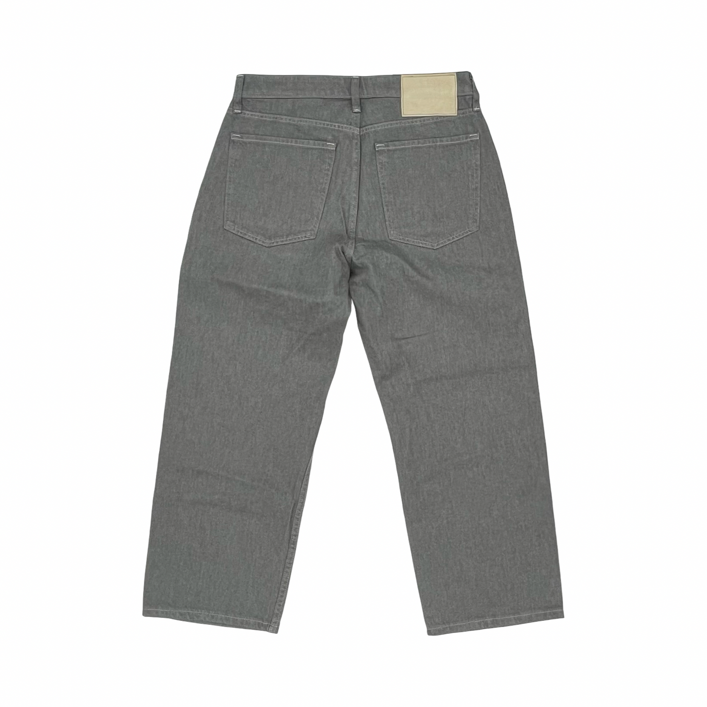 Jeans Straight By Banana Republic In Grey Denim, Size:8