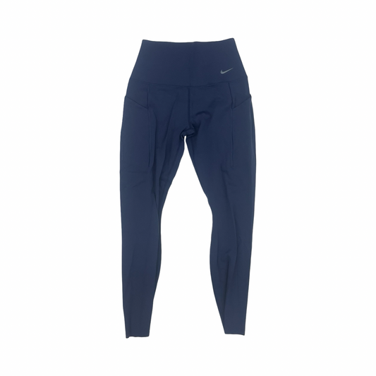 Athletic Leggings By Nike In Navy, Size:S