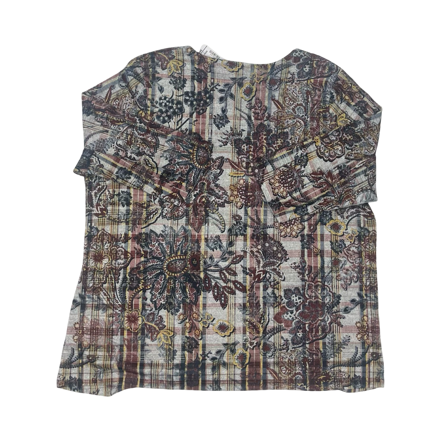 Top 3/4 Sleeve By Cj Banks In Multi, Size:2X