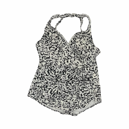 Swimsuit By Catalina In White, Size:Xl