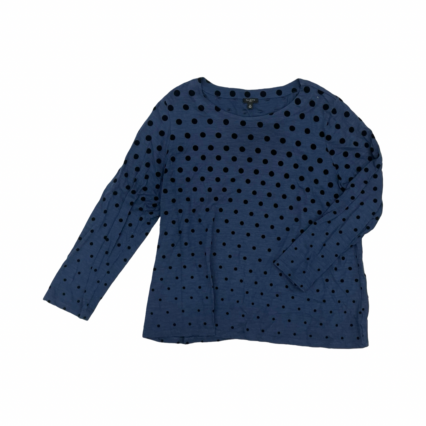 Top Ls By Talbots In Blue, Size:2X