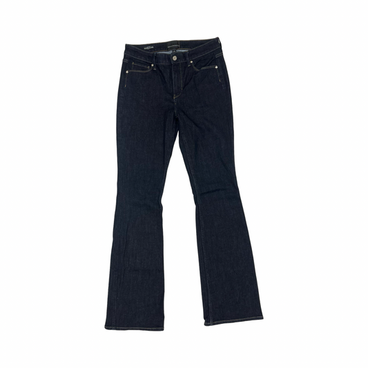 Jeans Flared By White House Black Market In Blue Denim, Size:4