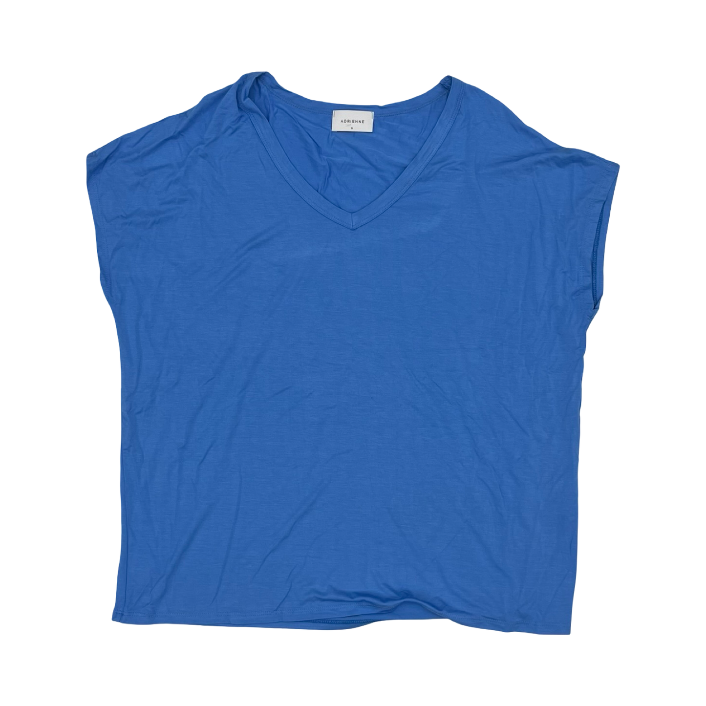 Top Ss Basic By Adrienne In Blue, Size:S