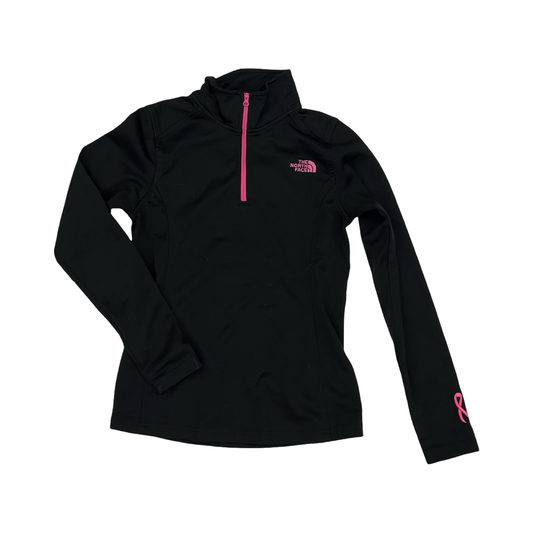 Athletic Top Ls Collar By The North Face In Black, Size:Xs