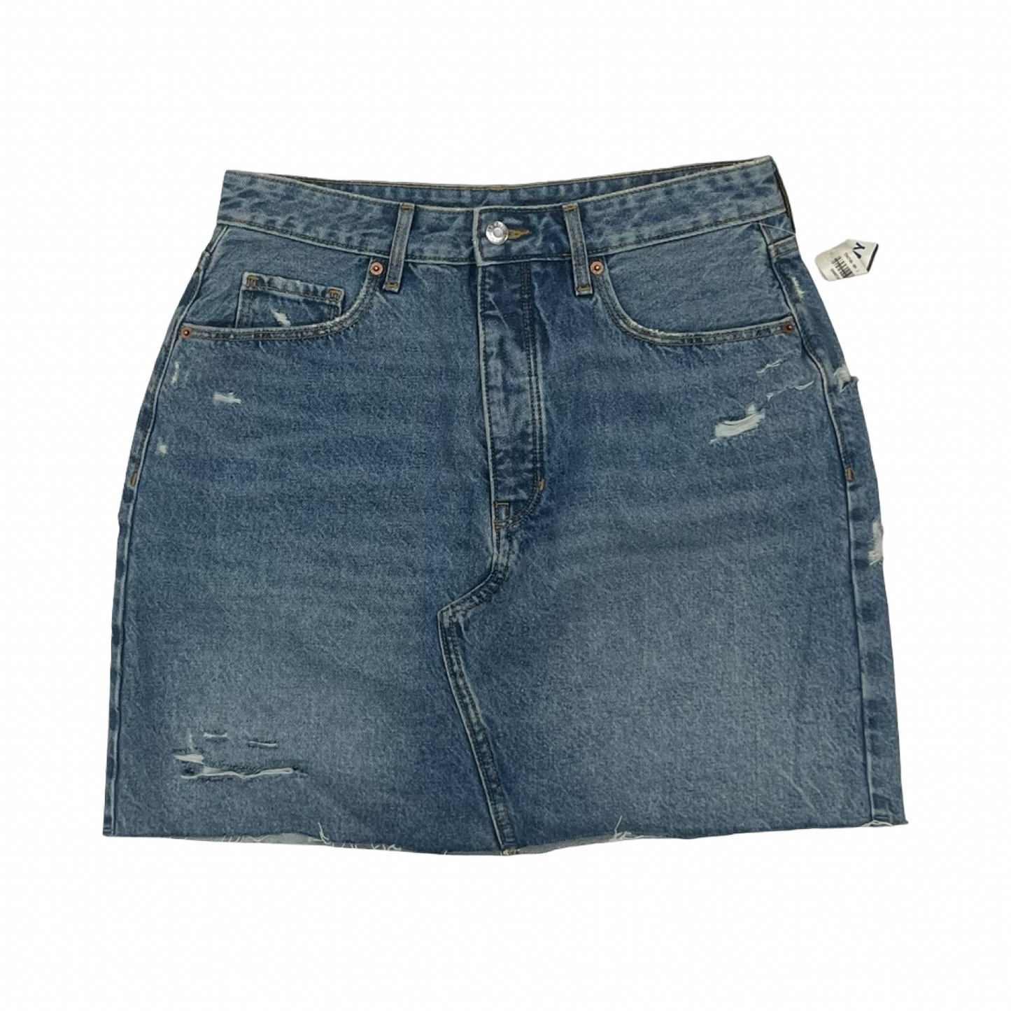 Skirt Mini & Short By Old Navy In Blue Denim, Size:12
