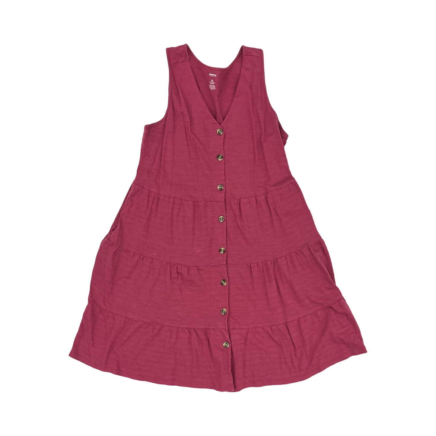 Dress Casual Short By Sonoma In Pink, Size:Xl