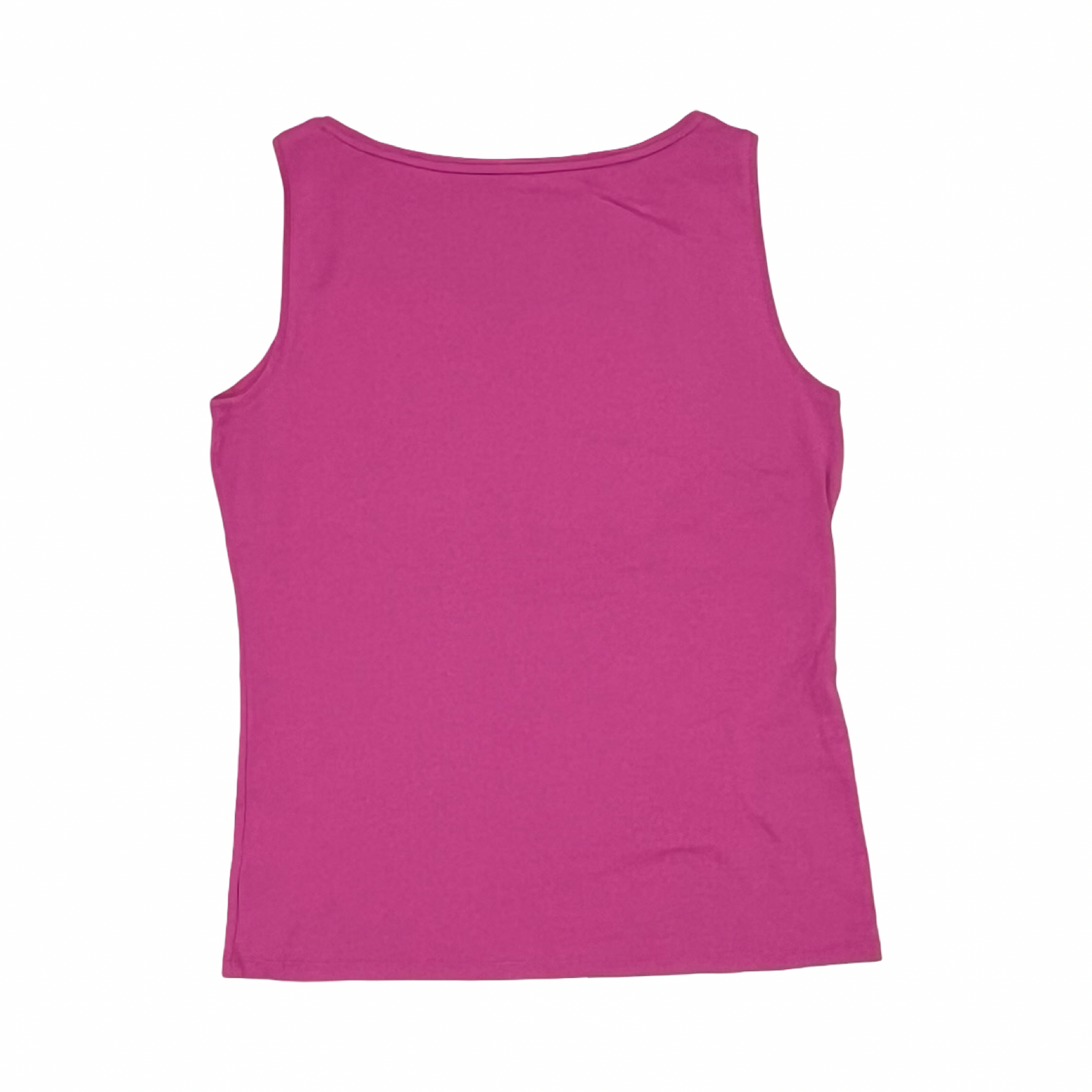 Top Sleeveless Basic By Talbots In Pink, Size:M