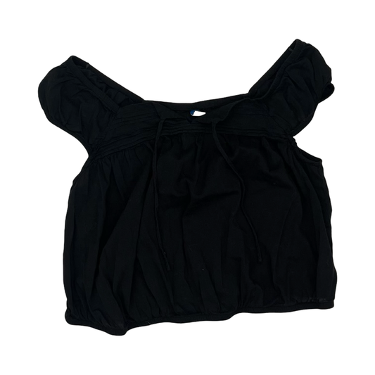 Blouse Ss By Old Navy In Black, Size:2X